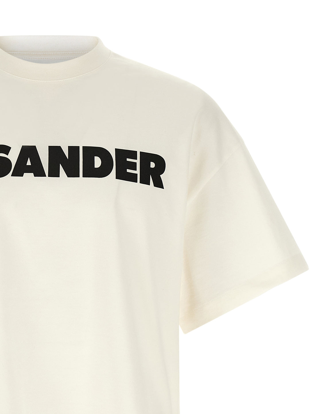Jil Sander Jil Sander T-shirt - White/Black | 5bcba3c898970d9dcefafe99e2830a841557fa0f