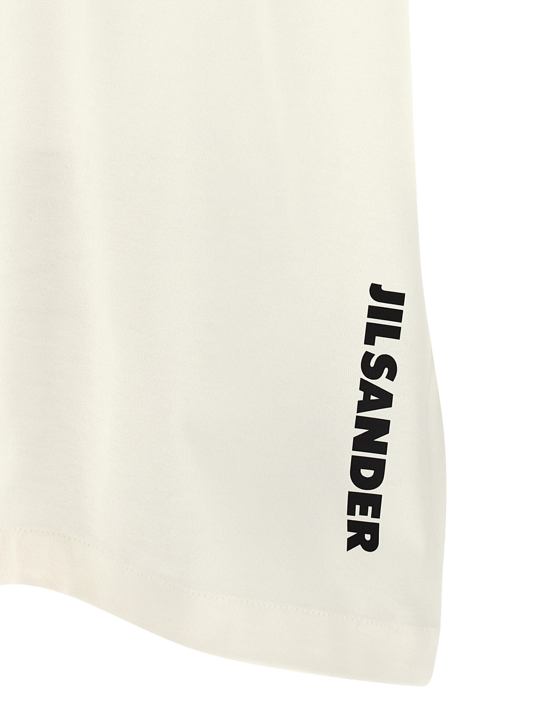 Jil Sander Logo T-shirt - White/Black | 76204e3d838ff7c875b7ac3faa66f735cc83369c