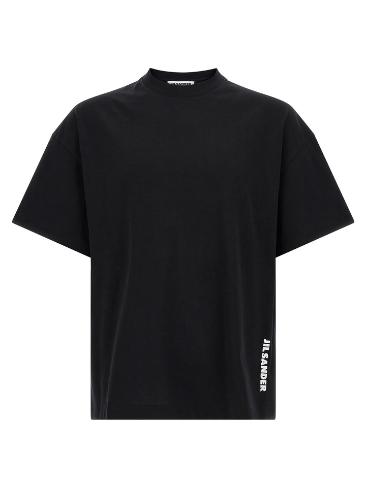 Jil Sander Logo T-shirt - White/Black | 0ae46f9fd4de63366e6bd61a1f79858336de2f0d