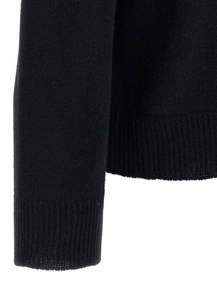 Jil Sander Cashmere Wool Sweater Sweaters and Cardigans - Black | b2ba0a8867d2e345033658b6c01bafff8c8a16ed