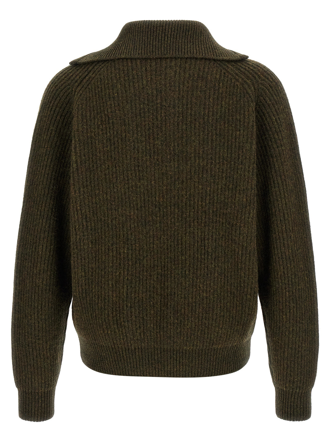 Jil Sander Half-Zip Sweater Sweaters and Cardigans - Green | 35acf0c68c89b81d2c8c203bad65f8de69bda6d0