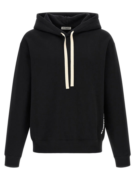 Cotton Hoodie Sweatshirt Black