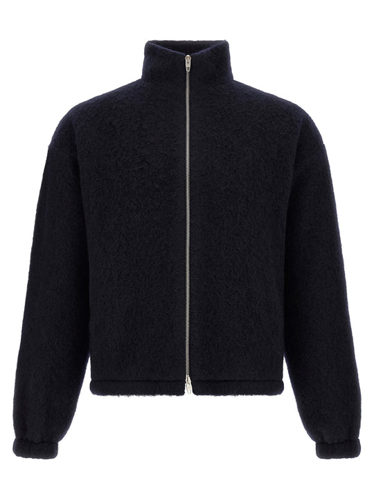 Zipped Sweatshirt Blue