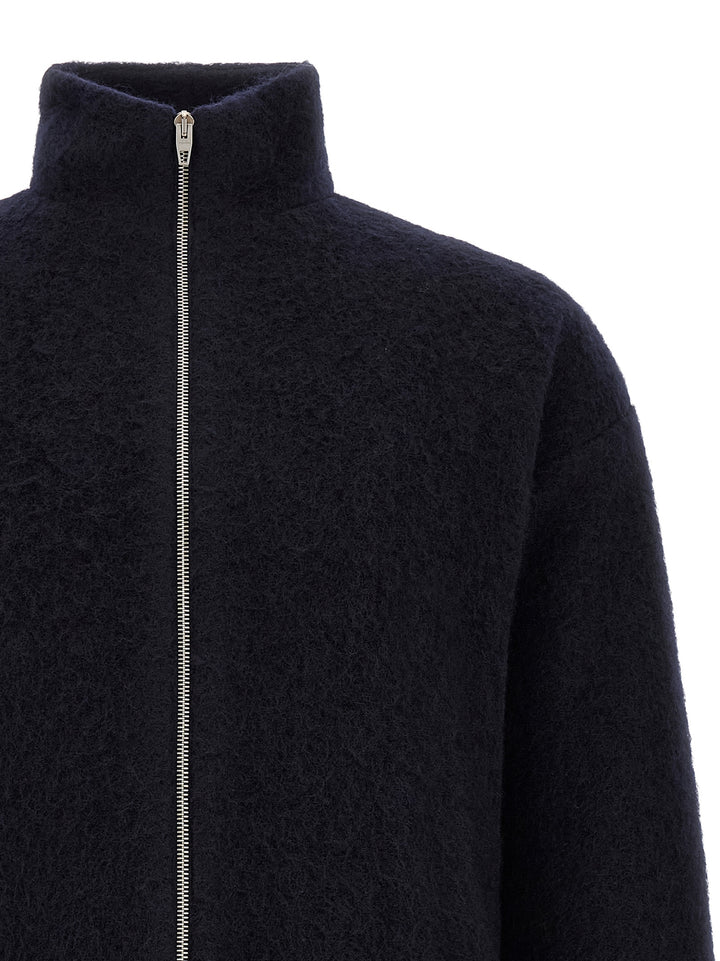 Jil Sander Zipped Sweatshirt - Blue | ba5613ce3d359fe0ca3feb5e2fca1592c25c99c4
