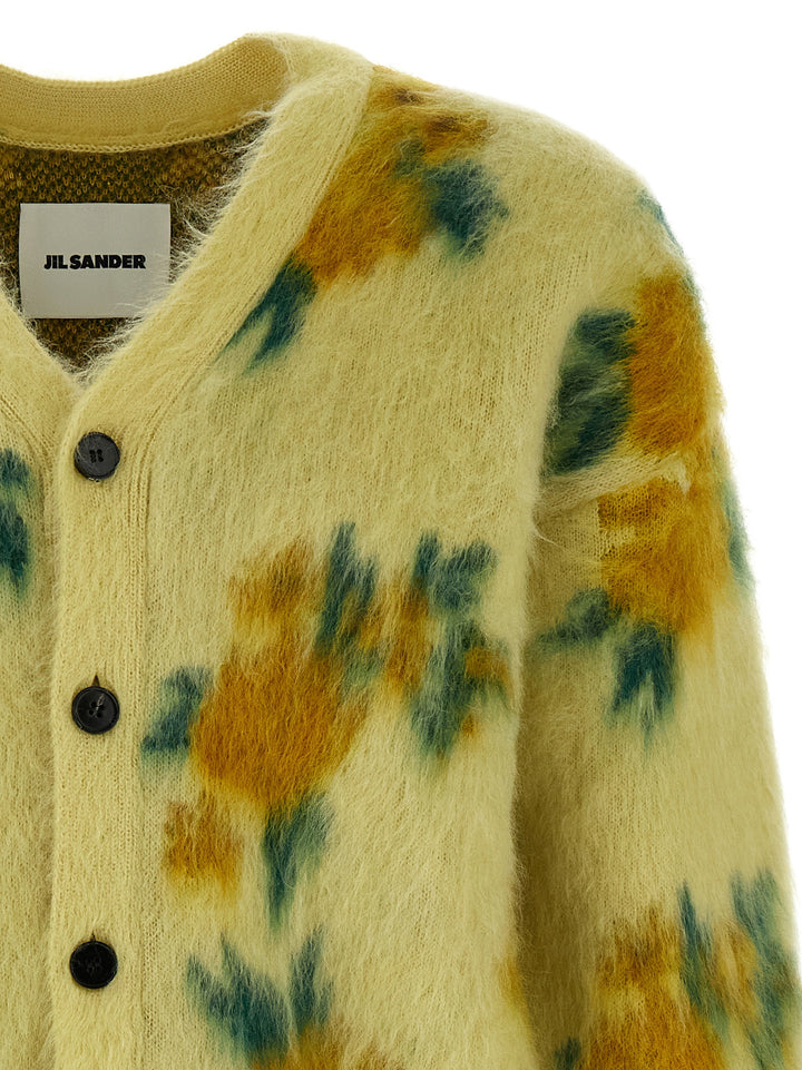 Jil Sander Mohair Cardigan Sweaters and Cardigans - Yellow | 3da9cbf9358ed34b1e11b331515068835df521a6