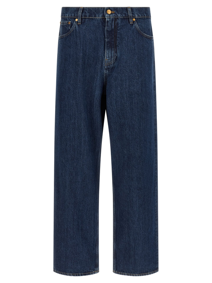 Jil Sander Straight Leg Jeans - Blue | 217e6c1f35d3ad33814af84f7a911150e79d0722