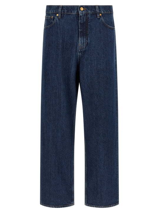 Straight Leg Jeans Blue