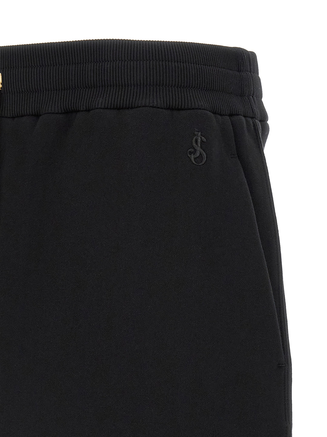 Jil Sander Embroidered Logo Bermuda Shorts Bermuda and Short - Black | 58ffcb6e7e79138e1bd2f1e8e778ccd69cdb377f