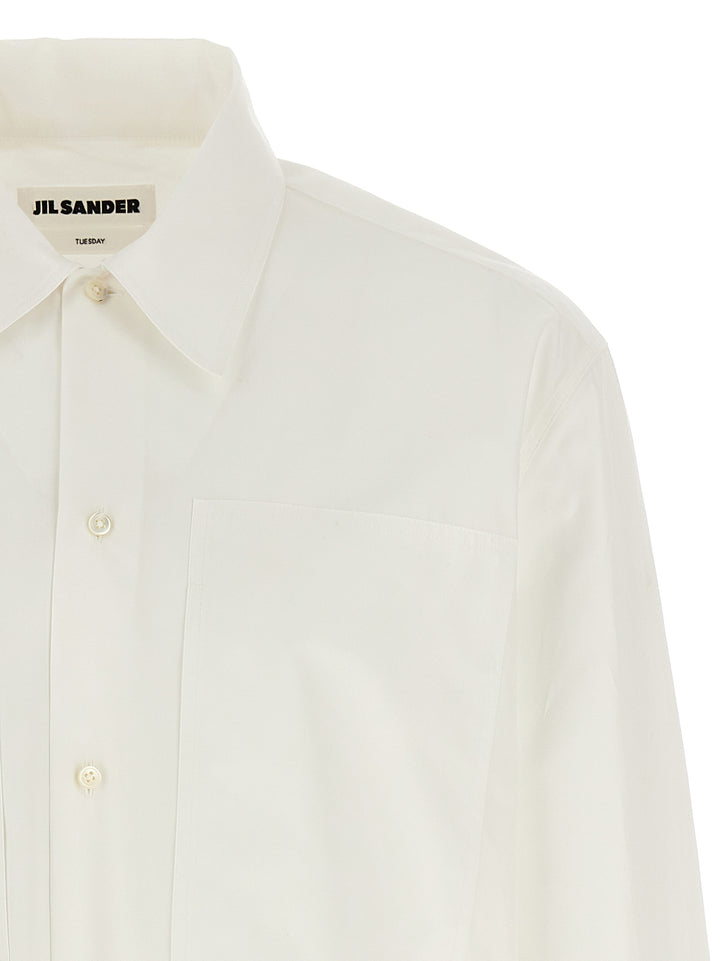 Jil Sander Tuesday A.M. Shirt and Blouse - White | 53a1c3b2e925cf20f9fe241bcf2c7e918b32d9cc