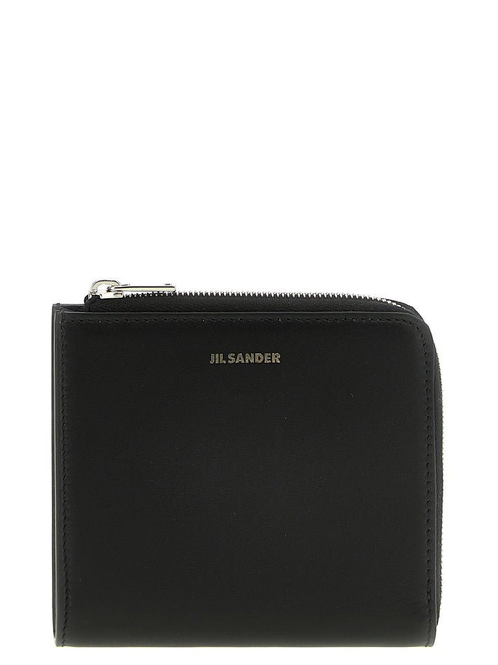 Jil Sander Nappa Wallet Wallets and Card Holders - Black | 28b9a55dd531a25971a60e6fc89a2edc50933e26