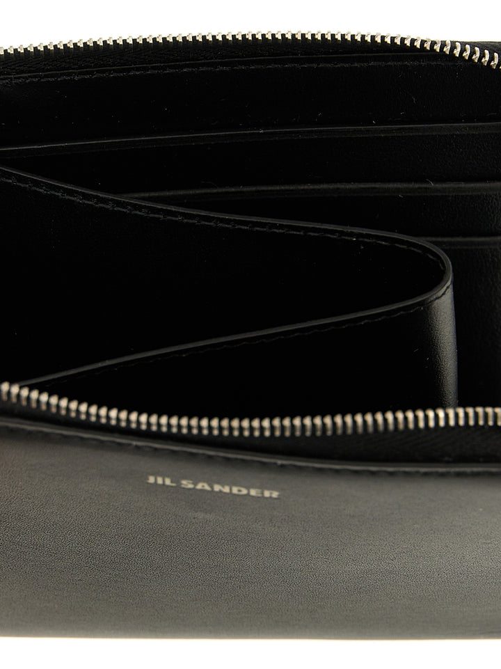 Jil Sander Nappa Wallet Wallets and Card Holders - Black | 10480f00fdc119fd7ed7790544e13b5f0f1f10ff