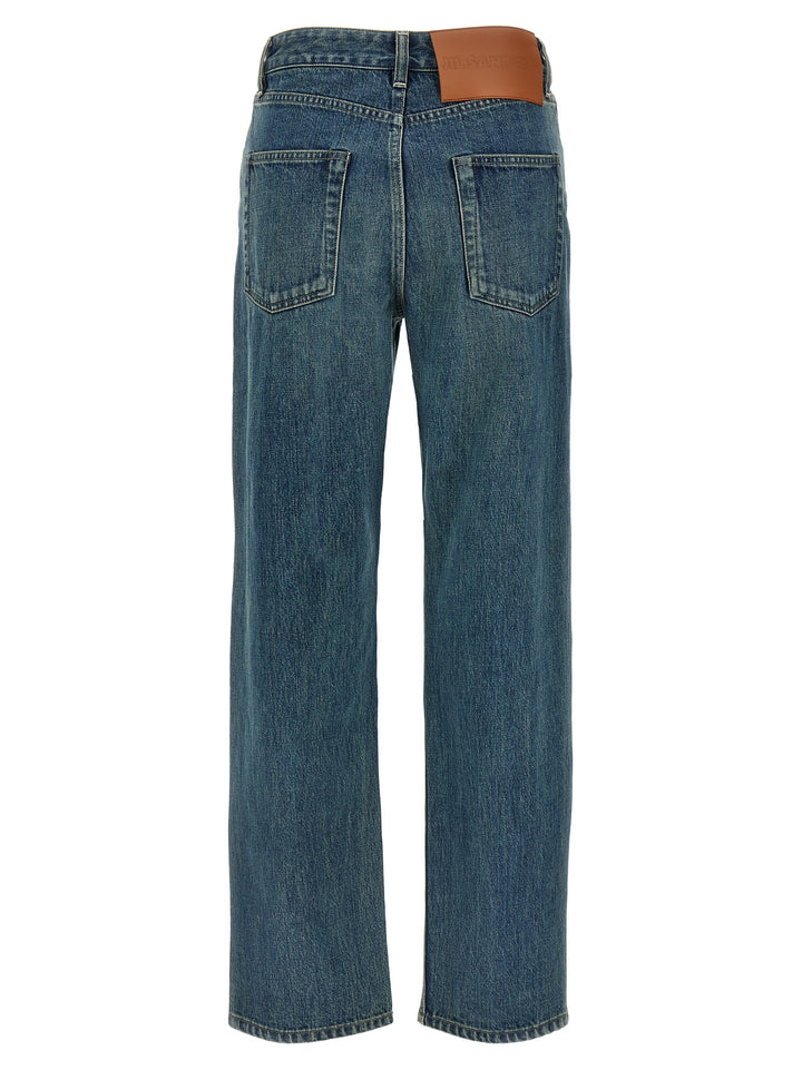 Jil Sander Slim Twist Jeans - Blue | 298bd3d1388c10801f9d7faf4e2f06f25091ce19