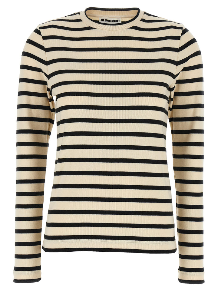 Jil Sander Striped Sweater Sweaters and Cardigans - White/Black | 9e53981045623f3e60d8ae627ec523880f7c8750