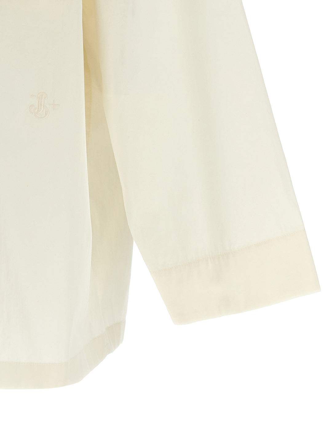 Jil Sander Logo Embroidery Shirt Shirt and Blouse - White | a17290f68ae344d727b9a06cc8e71093f923377d