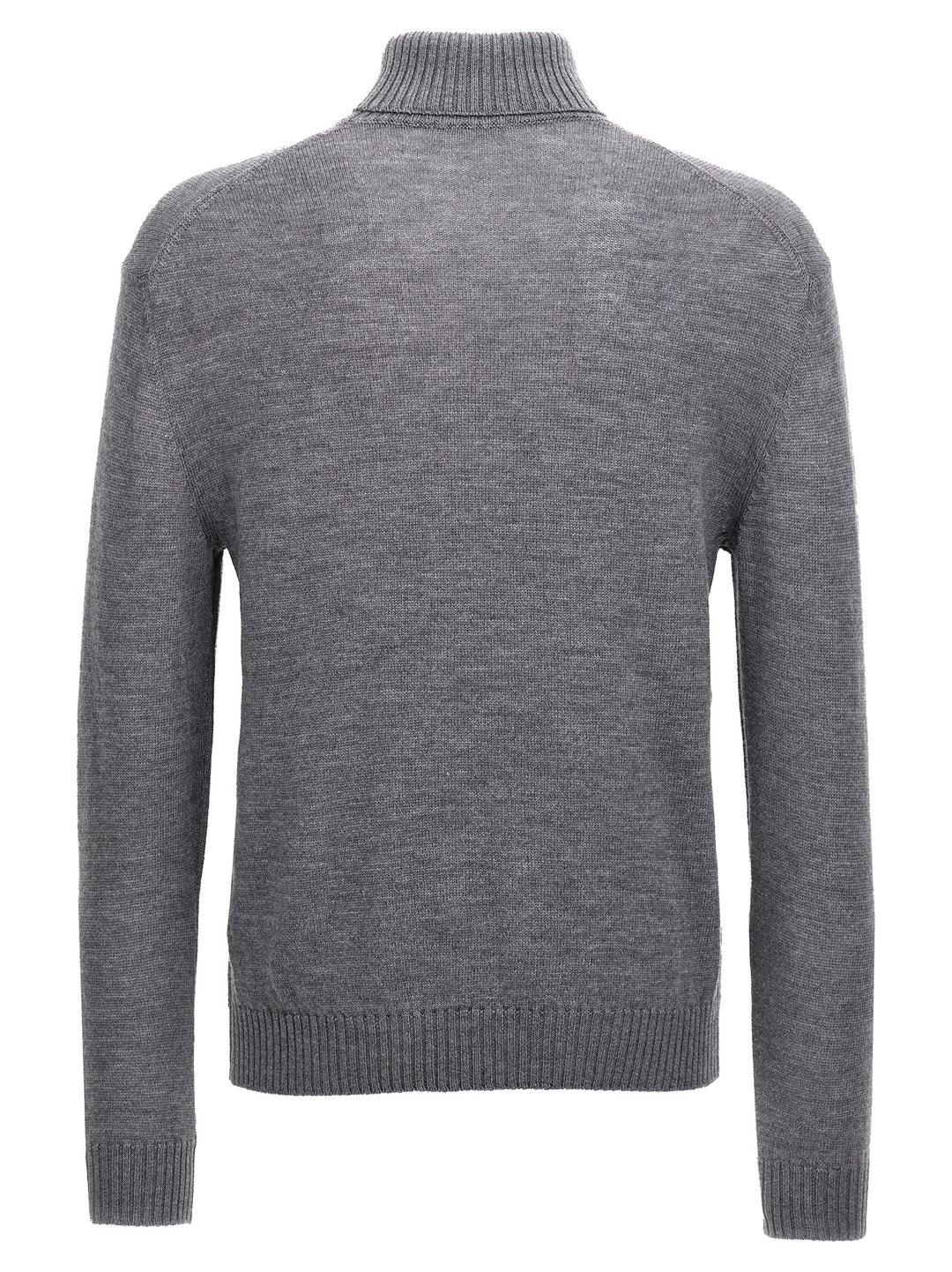 High Neck Sweater Sweaters And Cardigans Gray