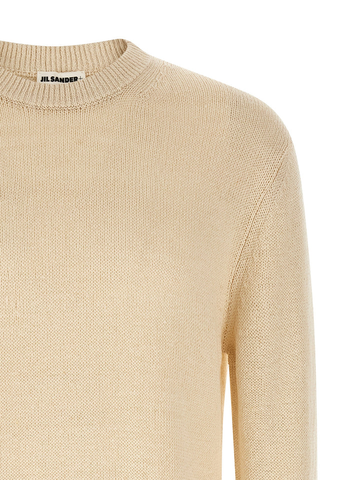 Jil Sander Silk Hemp Sweater Sweaters and Cardigans - Beige | ae28199323816b35f142e047357c95fcca4a369d