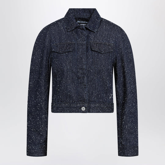 Navy Blue Denim De-Nîmes Ovalo Jacket