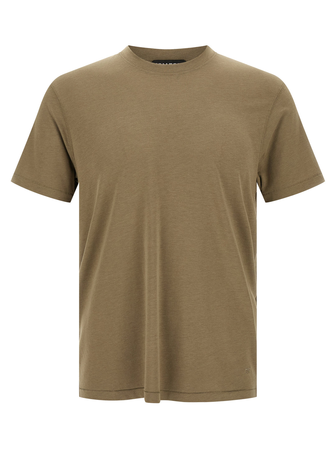 Tom Ford Logo Embroidery T-shirt - Green | e83583cd8c86ec65097be06d8ea608ffdffe60c9