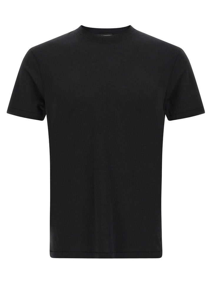 Tom Ford Logo Embroidery T-shirt - Black | 520c983f31e94d8074e24b4086950aaa1374e8f5