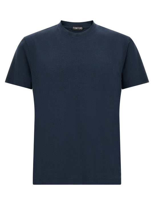 Crew-Neck T-Shirt Blue