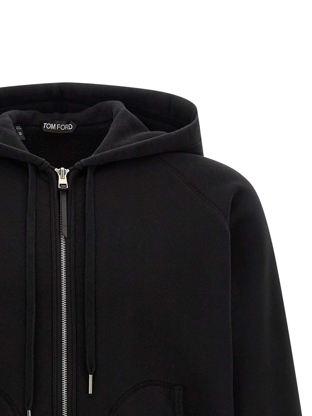 Tom Ford Cotton Hoodie Sweatshirt - Black | 3f6d899bbd98e81bea12bd5b41951c0f7c6166f4
