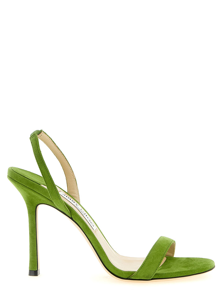 Jimmy Choo Jenn Sandals - Green | 3f53d1e068b9b543ffe60226f3989080a6fc0029