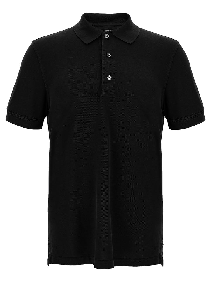 Tom Ford Piqué  Shirt Polo - Black | b287501e44743c65fe79afd902cd1b6c72e5df67
