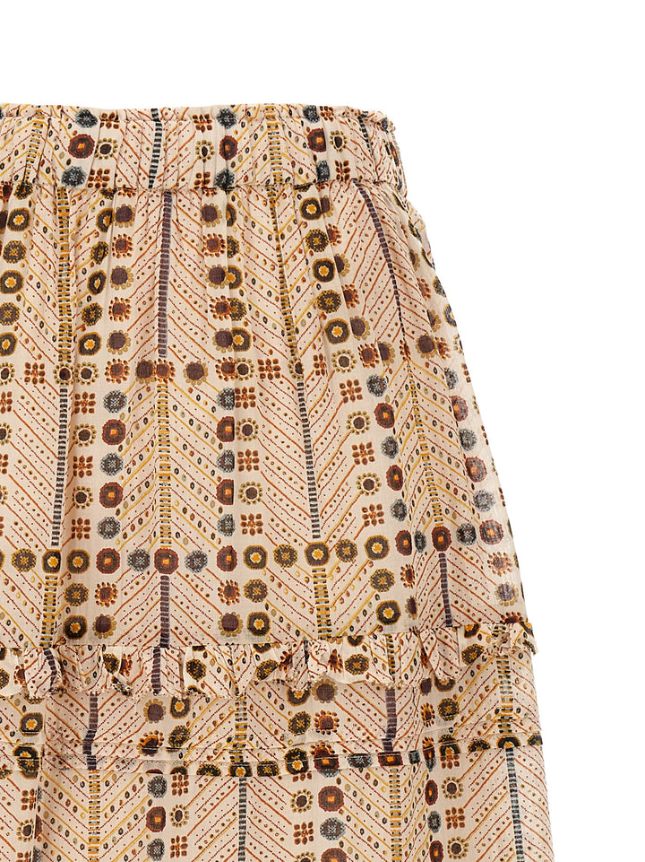 Marant Etoile Diya Skirts - Beige | e7f03ef10ef28cabdf19f18928e6fe2a954a468e