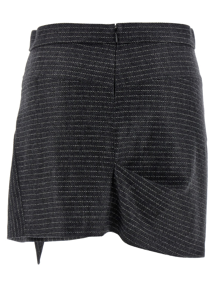 Isabel Marant Rosaria Skirts - Gray | 4408afef67ae9b675287e54b3858d795922aab42