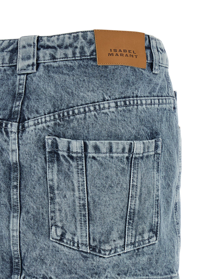 Marant Etoile Juana Skirts - Light Blue | 0bb25d61b16f2a1f094989688f532f47fec90b5a