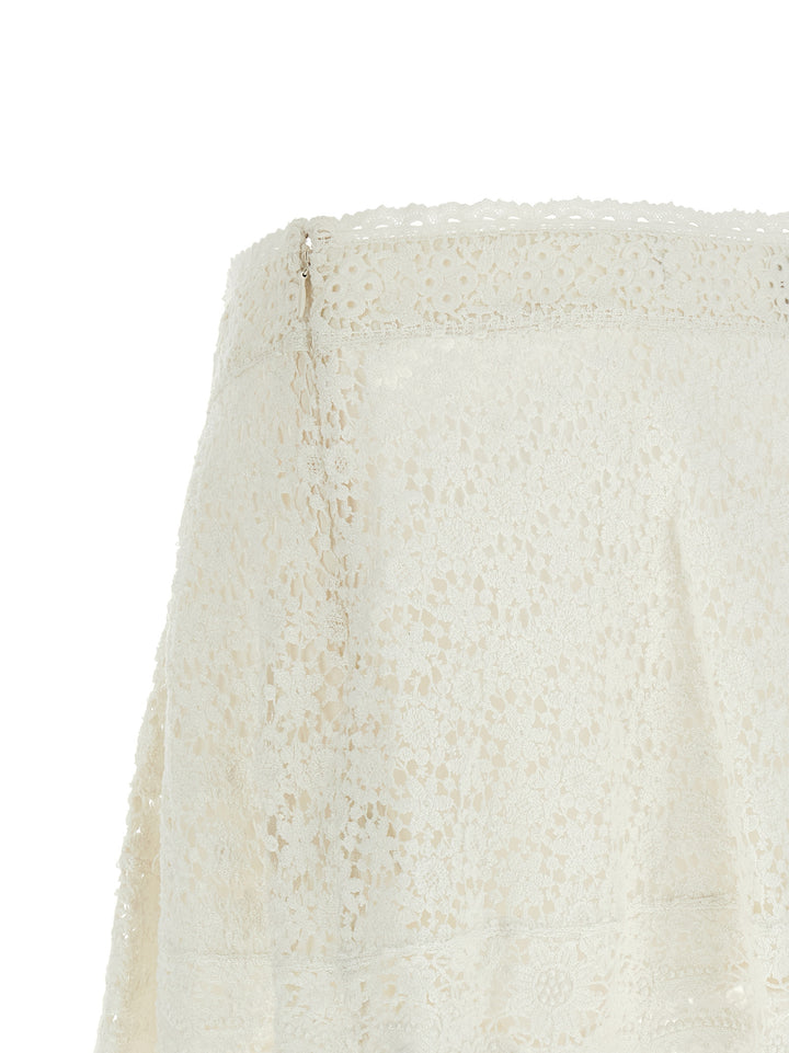Isabel Marant Hanta Skirts - White | 41d0f4ba576dff1b970f7ed461ae9223fe44cdba