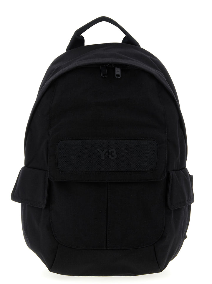 Y-3 Small Logo Pocket Backpack Backpacks & Travels - Black | 9c288526b0e3694a52c650a24f2757d7e2ea9e5c