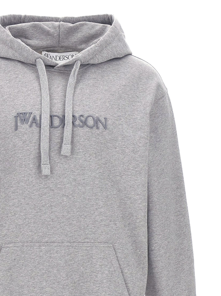 J.W. Anderson Logo Embroidery Sweatshirt - Gray | 0ffda2f11ecf010a52c4d445f1d46ed878cf6591