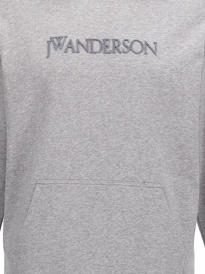 J.W. Anderson Logo Embroidery Sweatshirt - Gray | 92cb9f2e90d41104d85c6d544ddf5e58709b12b5