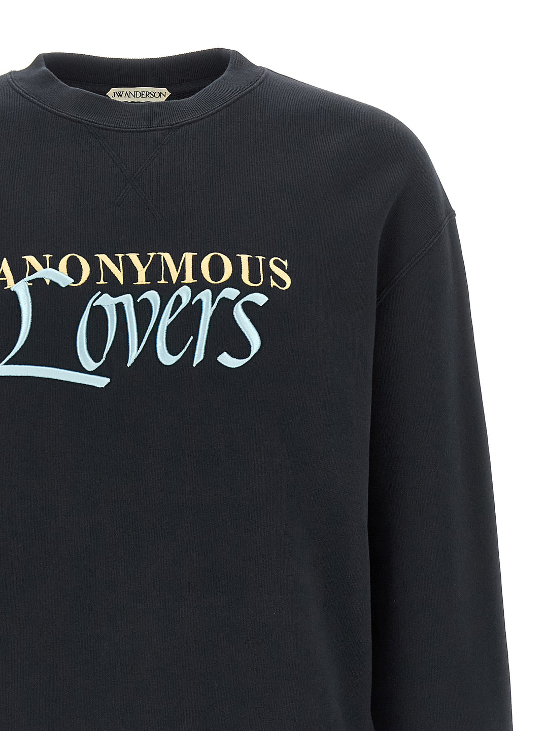 J.W. Anderson Anonymous Lovers Sweatshirt - Black | 0575ac2dcd61bb900df640c0124944a58c7de66b