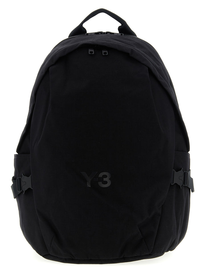 Y-3 Logo Backpack Backpacks & Travels - Black | 7d3757ef8120910400f8f1bd894056b136644f7e
