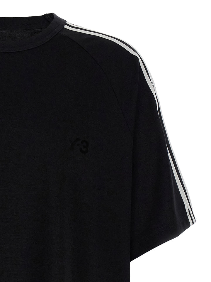 Y-3 Y-3 3 Strisce T-shirt - White/Black | a682408eee0e05700bb406b4ef219edb4b777587