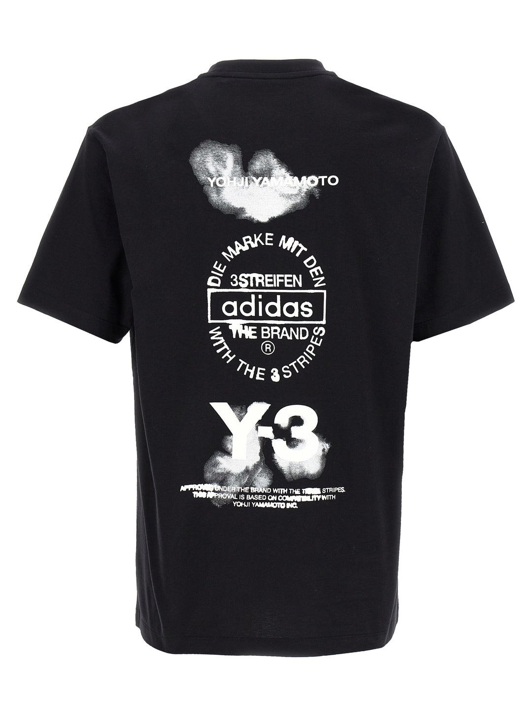 Y-3 Y-3 Graphic T-shirt - White/Black | cff7c2a992435fa6e9a1db346c68ecf06f02c93b