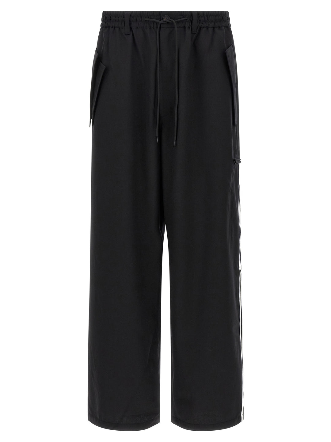 Y-3 Wool Blend Pants - Black | 13cf6fa62fa4125cbf51b7b7e966148a13a149d2