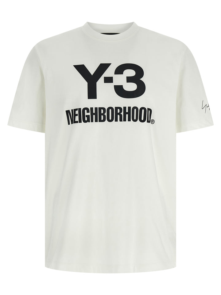 Y-3 Nbhd Logo T-shirt - White | 0ca5cd5915b0b140e23a4784fc6379b8d775a7c2