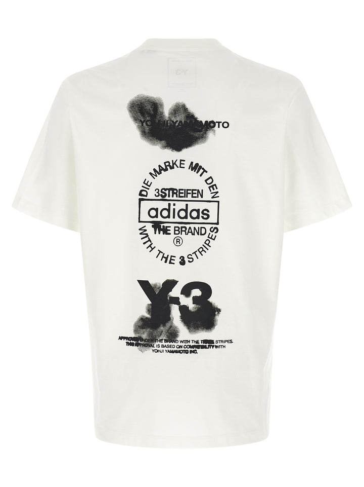 Y-3 Y-3 Graphic T-shirt - White/Black | ce4e4ad633c2496d964454c391b26da86c51b418
