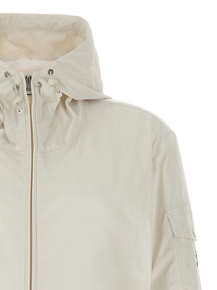 Moncler Sassiere Puffer Jackets - White | 07c25a0c115cdabf022fcafdc83abbfe0cb58885