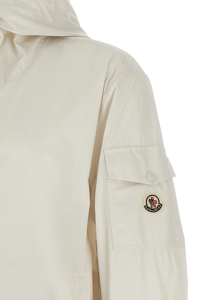 Moncler Sassiere Puffer Jackets - White | 8034e5b91f594088668b4899775db780404afecf