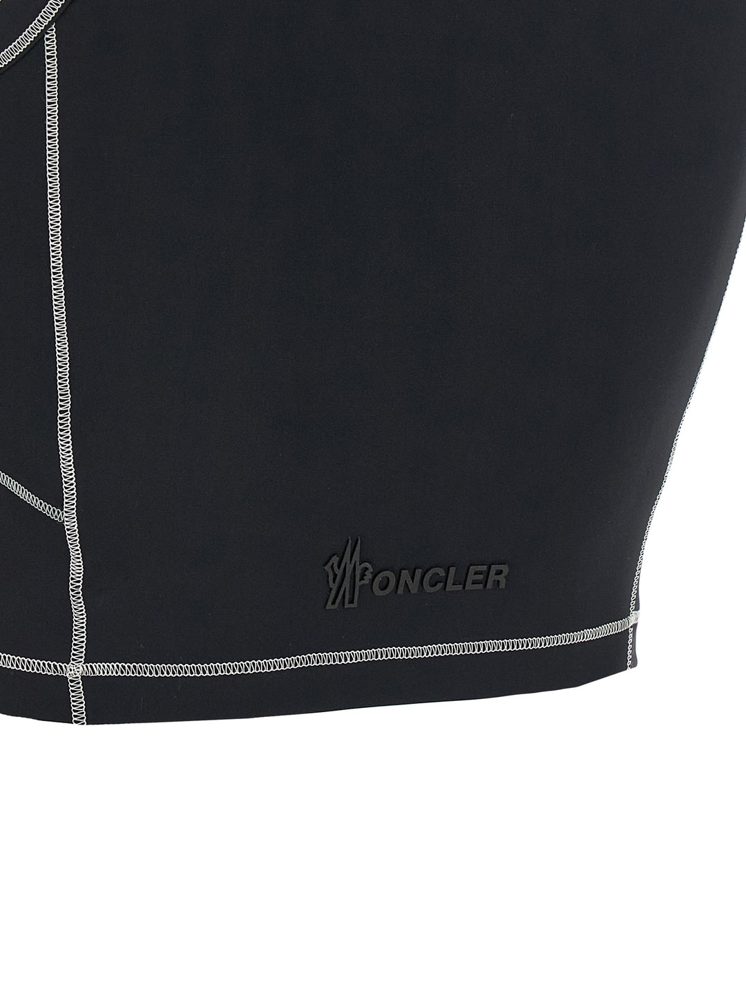 Moncler Grenoble Logo Patch Sporty Top Tops - Black | b3693b075e00809ae7443596e4fd4aa3f1074c13