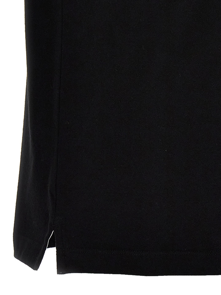 Stone Island Logo Badge  Shirt Polo - Black | 2e4b90554e1b686a70bf44aa9cc90419db55b6d9