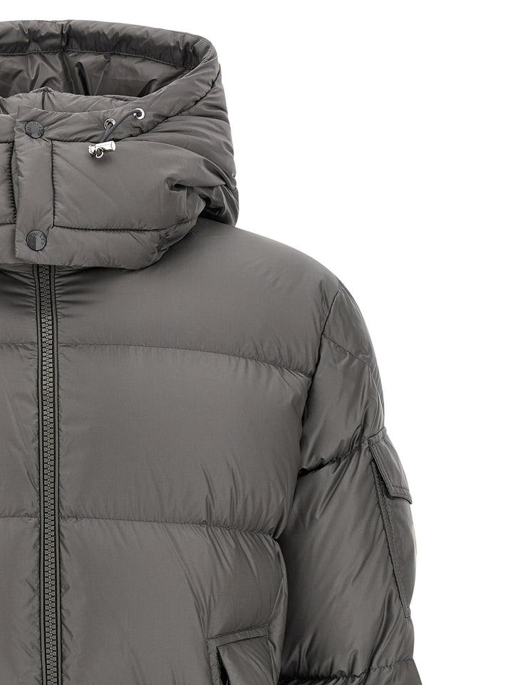 Moncler Couyere Puffer Jackets - Gray | a4abc735e6380865ebde24aea867bd0d74972d89