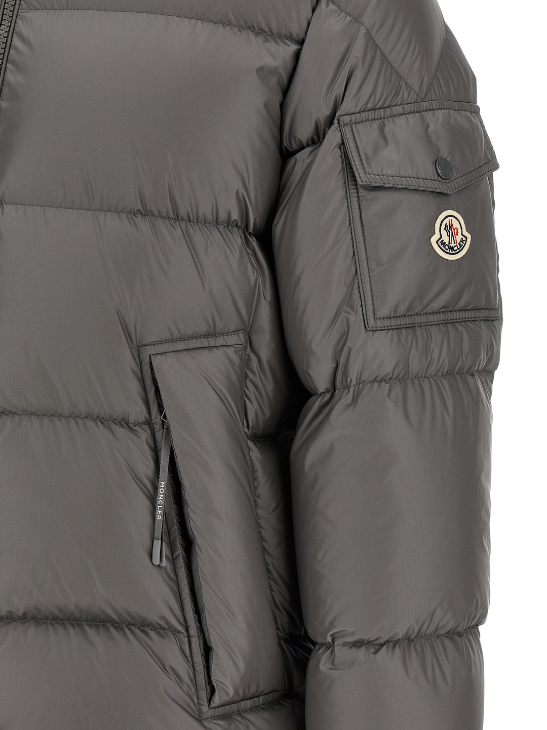 Moncler Couyere Puffer Jackets - Gray | 8b49f26c40102c0274ce41c4167d12d2c90b17e4