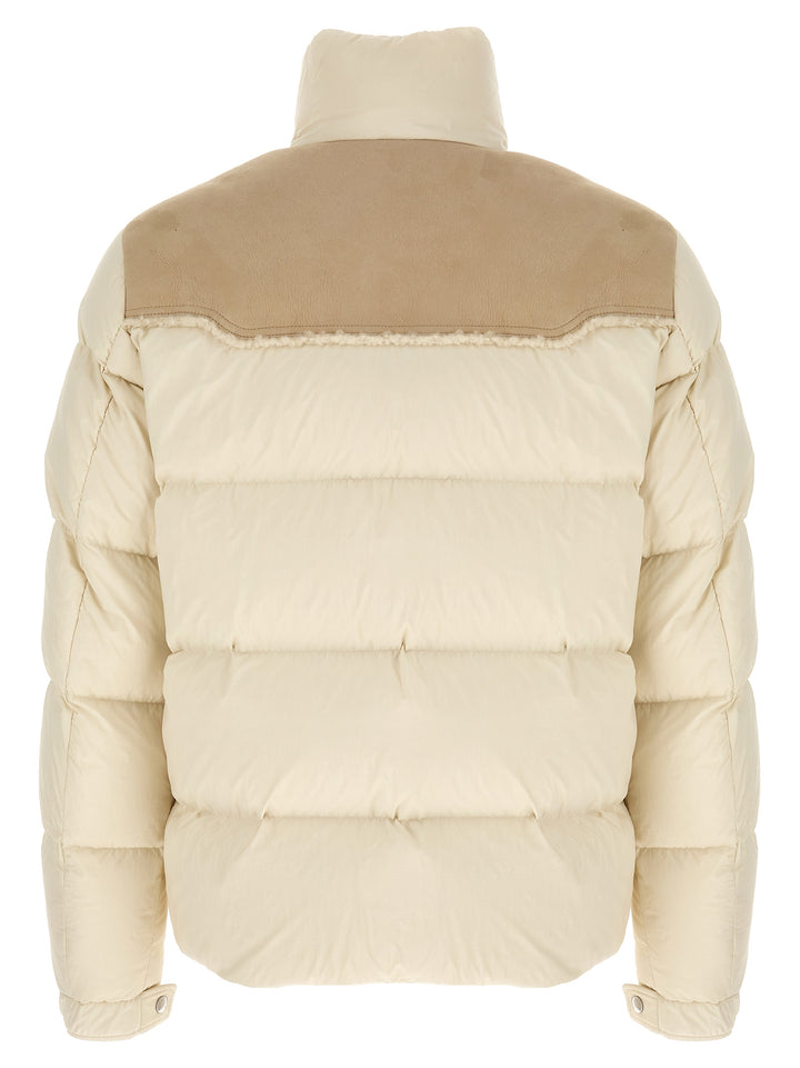 Moncler Verine Puffer Jackets - Beige | d6a1182878f85490083c928f5e16c1683cdccd62
