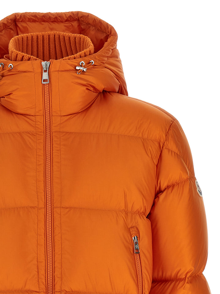 Moncler Rivau Puffer Jackets - Orange | fc37c0f348996c32015dfb3a441319293c778218