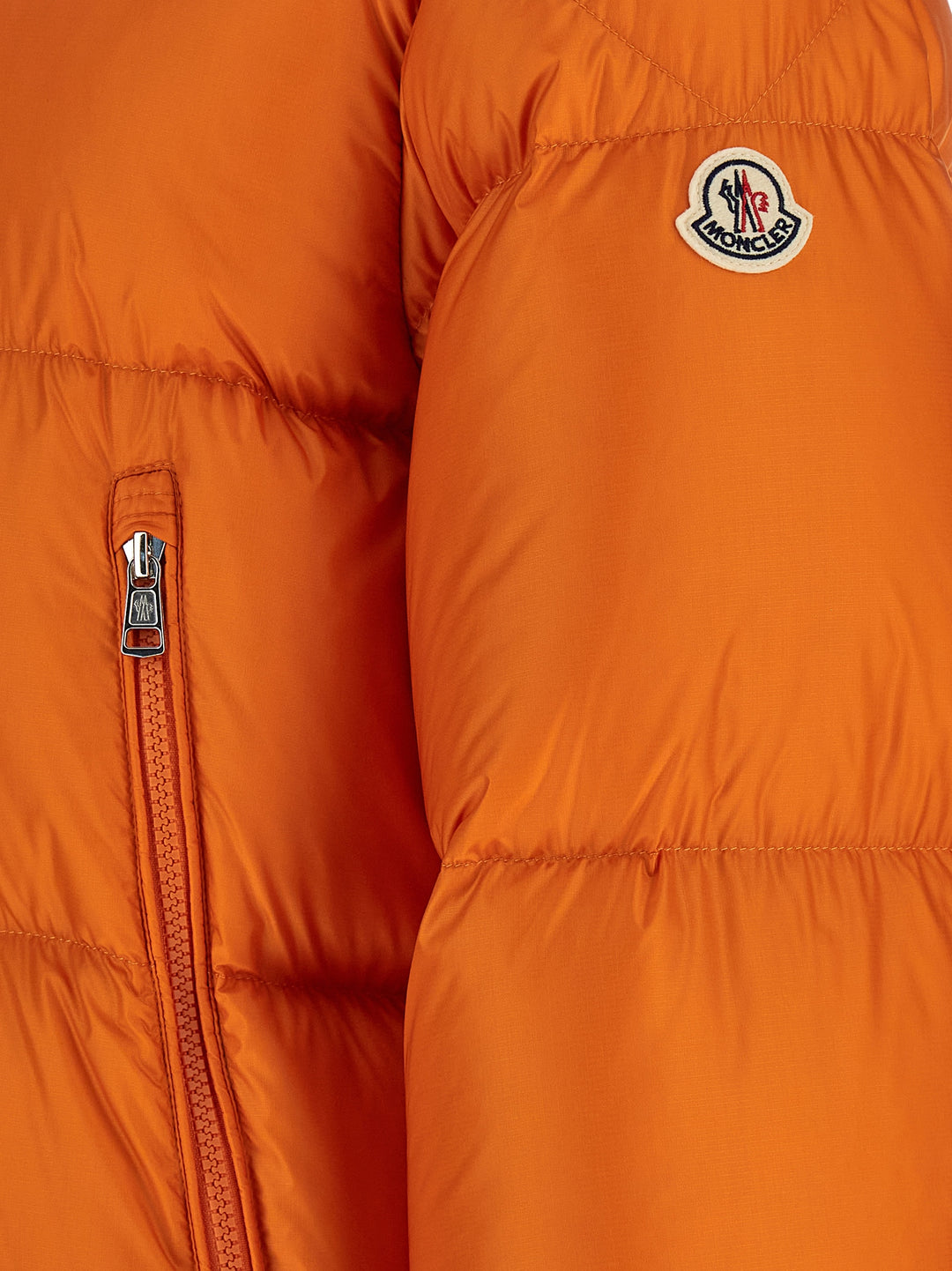 Moncler Rivau Puffer Jackets - Orange | 7b6f8f59a9240dcab931fe5608bf7edc5a3caffd
